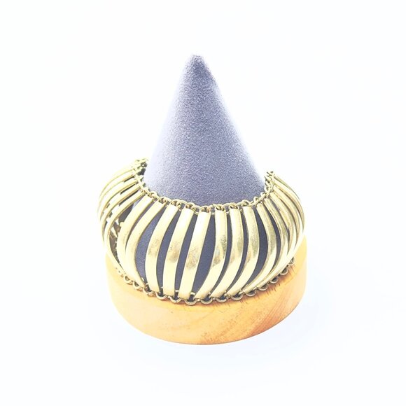 1980s Silver-Plated Articulated "Armadillo" Bracelet — Unique Vintage Find — GUC - Picture 1 of 10